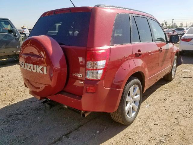 JS3TD0D78C4100807 - 2012 SUZUKI GRAND VITA RED photo 4