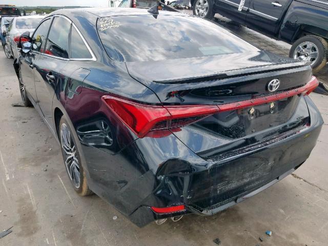 4T1BZ1FB7KU004390 - 2019 TOYOTA AVALON XLE BLACK photo 3