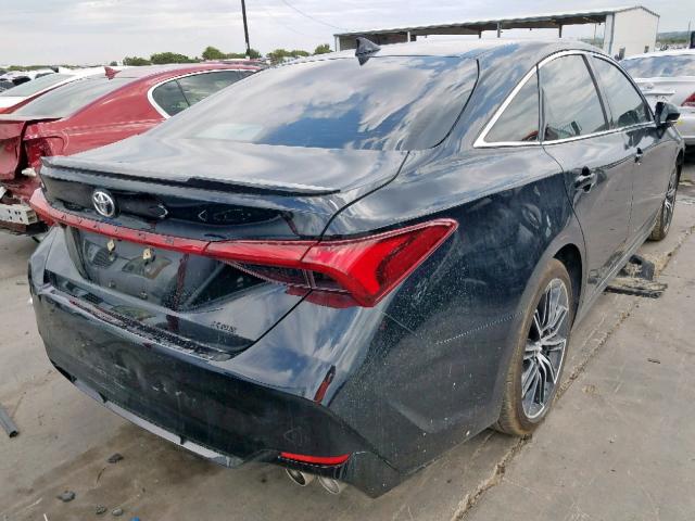 4T1BZ1FB7KU004390 - 2019 TOYOTA AVALON XLE BLACK photo 4