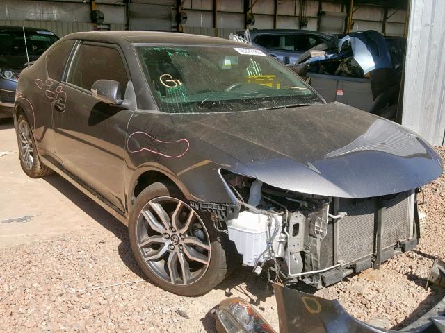 JTKJF5C77E3080338 - 2014 TOYOTA SCION TC ნაცრისფერი ფოტო 1