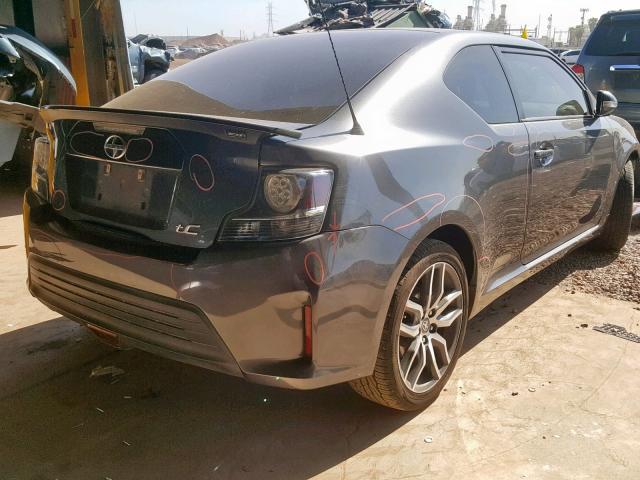 JTKJF5C77E3080338 - 2014 TOYOTA SCION TC ნაცრისფერი ფოტო 4