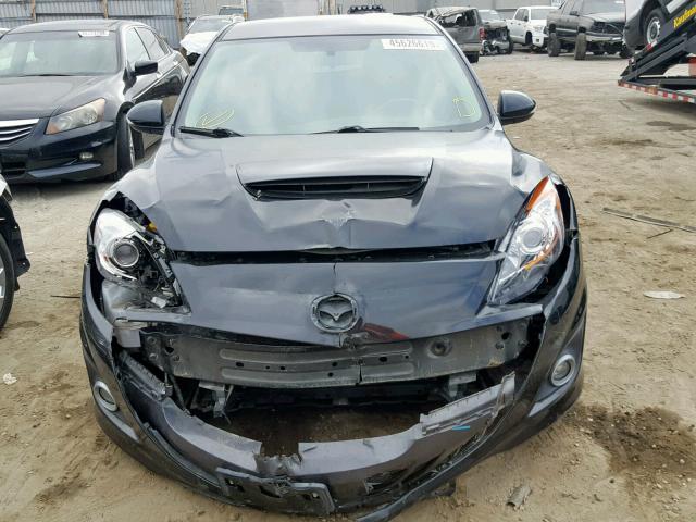 JM1BL1K40B1388852 - 2011 MAZDA SPEED 3 BLACK photo 9