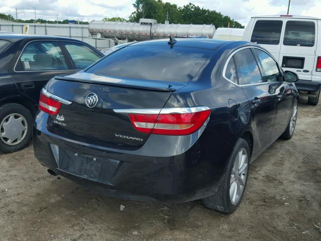 1G4PS5SK2E4185586 - 2014 BUICK VERANO BLACK photo 4