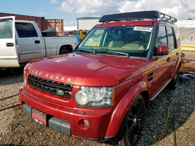 SALAG2D42AA536042 - 2010 LAND ROVER LR4 HSE RED photo 2