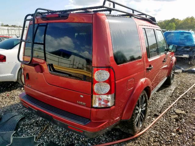 SALAG2D42AA536042 - 2010 LAND ROVER LR4 HSE RED photo 4