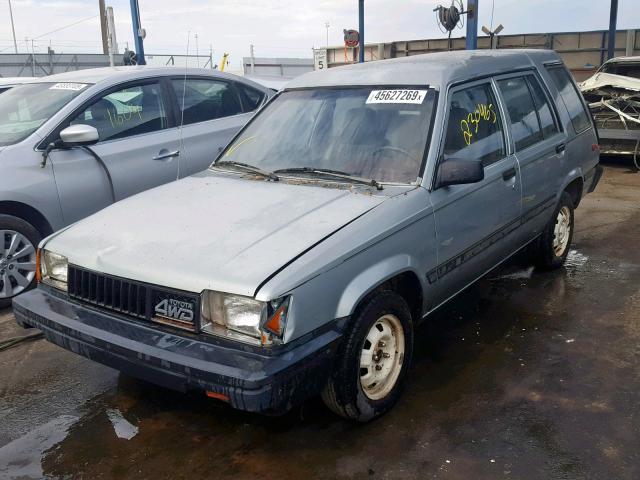 JT2AL32W2G0234545 - 1986 TOYOTA TERCEL DEL BLUE photo 2