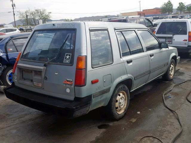 JT2AL32W2G0234545 - 1986 TOYOTA TERCEL DEL BLUE photo 4