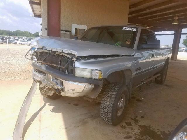 1B7KF23611J598369 - 2001 DODGE RAM 2500 SILVER photo 2