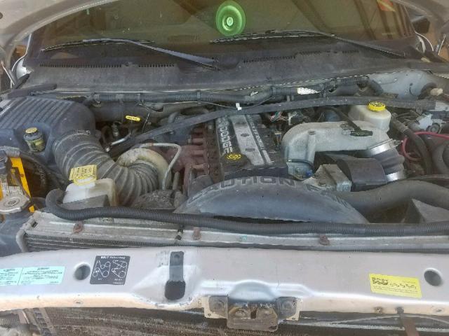 1B7KF23611J598369 - 2001 DODGE RAM 2500 SILVER photo 7