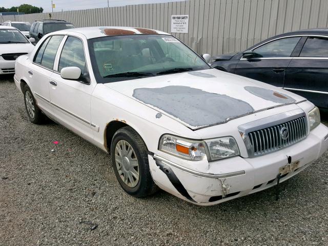 2MEFM74V16X612617 - 2006 MERCURY GRAND MARQ WHITE photo 1