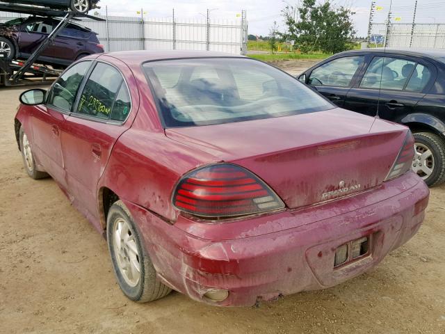 1G2NE52E85M157051 - 2005 PONTIAC GRAND AM S MAROON photo 3