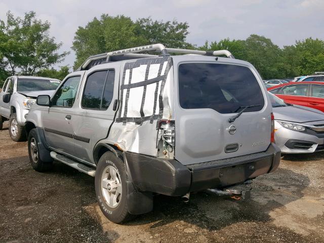 5N1ED28Y64C640620 - 2004 NISSAN XTERRA XE SILVER photo 3