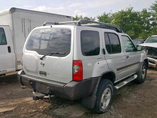 5N1ED28Y64C640620 - 2004 NISSAN XTERRA XE SILVER photo 4