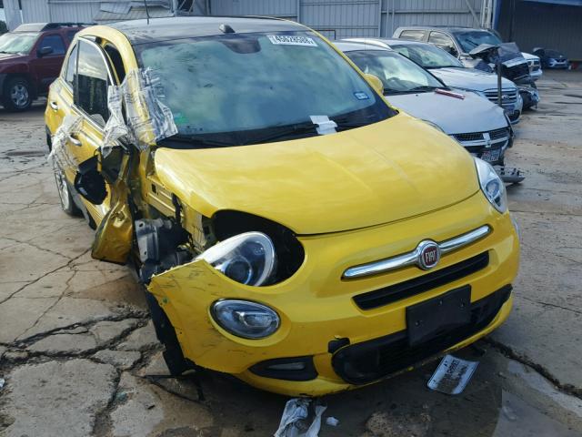 ZFBCFXDT9GP387421 - 2016 FIAT 500X LOUNG YELLOW photo 1