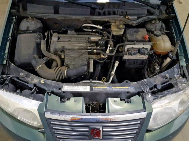 1G8AZ55F56Z163889 - 2006 SATURN ION LEVEL GREEN photo 7