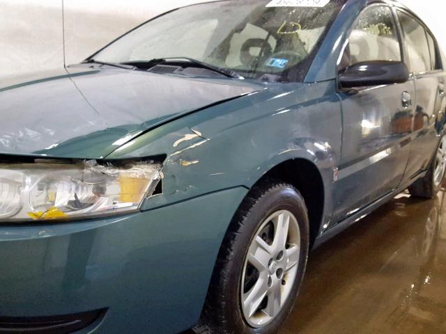 1G8AZ55F56Z163889 - 2006 SATURN ION LEVEL GREEN photo 9
