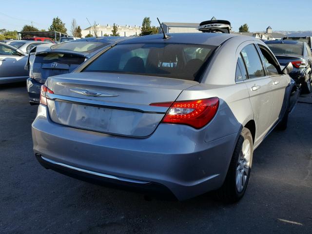 1C3CCBAB9EN231056 - 2014 CHRYSLER 200 LX SILVER photo 4