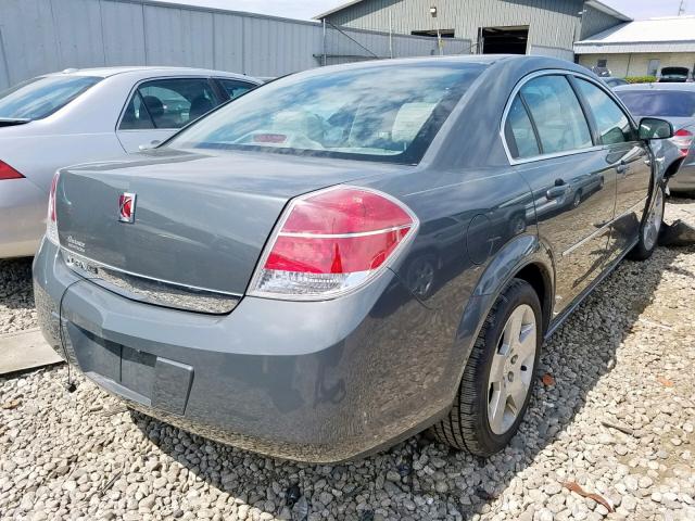 1G8ZS57B88F243435 - 2008 SATURN AURA XE GRAY photo 4