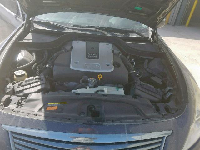 JN1CV6AR2BM402955 - 2011 INFINITI G37 GRAY photo 7