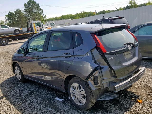 3HGGK5H48KM714800 - 2019 HONDA FIT LX GRAY photo 3