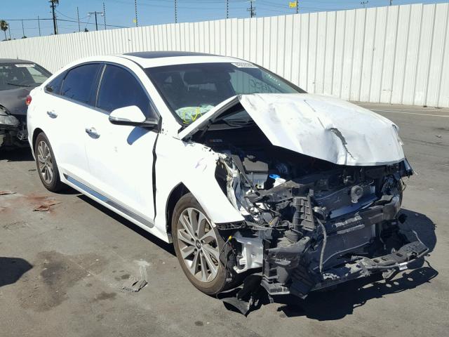 5NPE34AF9GH424877 - 2016 HYUNDAI SONATA SPO WHITE photo 1