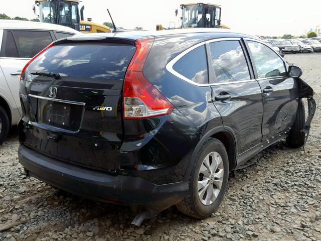 2HKRM4H72DH685924 - 2013 HONDA CR-V EXL BLACK photo 4