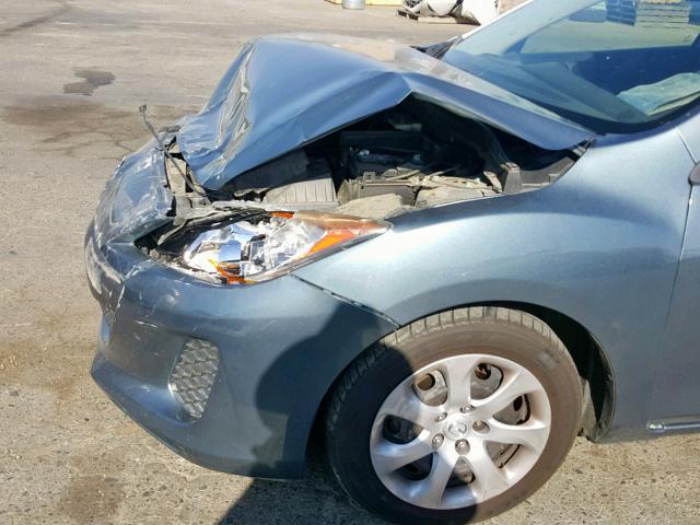 JM1BL1TF4D1728491 - 2013 MAZDA 3 I BLUE photo 9