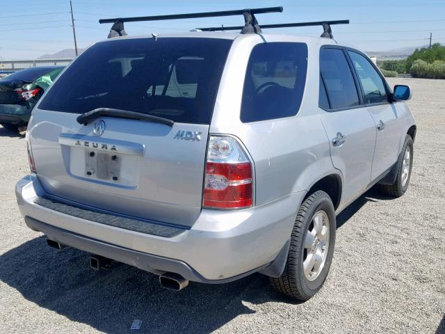 2HNYD18265H535804 - 2005 ACURA MDX SILVER photo 4