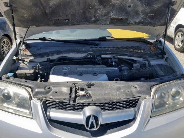 2HNYD18265H535804 - 2005 ACURA MDX SILVER photo 7