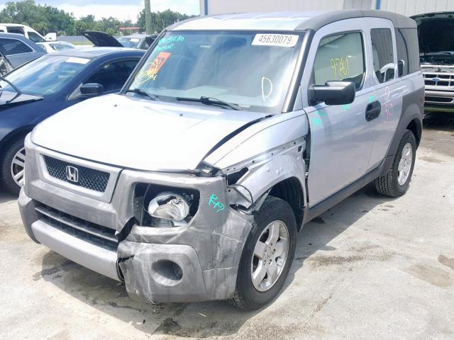 5J6YH18564L015215 - 2004 HONDA ELEMENT EX SILVER photo 2