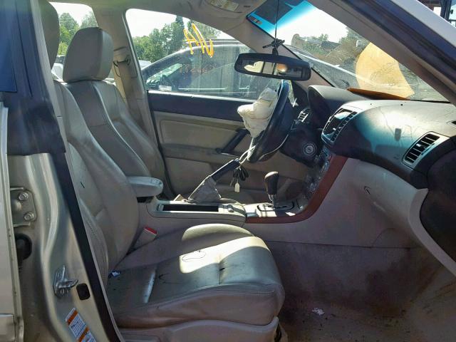 4S4BP62C767321723 - 2006 SUBARU LEGACY OUT GOLD photo 5