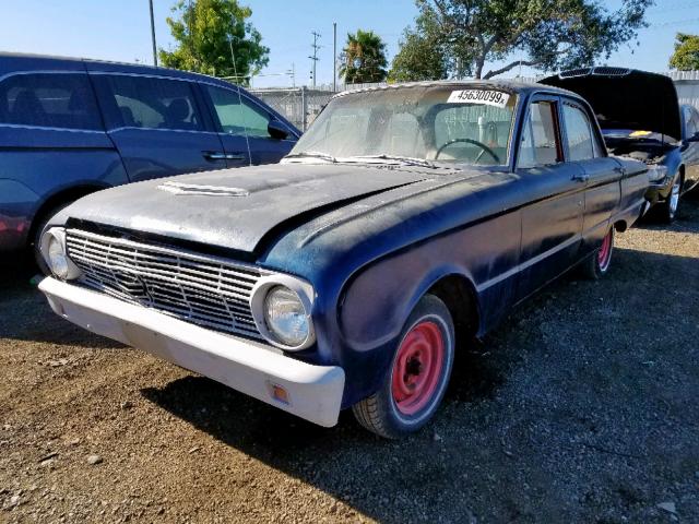 3T02S126357 - 1963 FORD FALCON BLACK photo 2