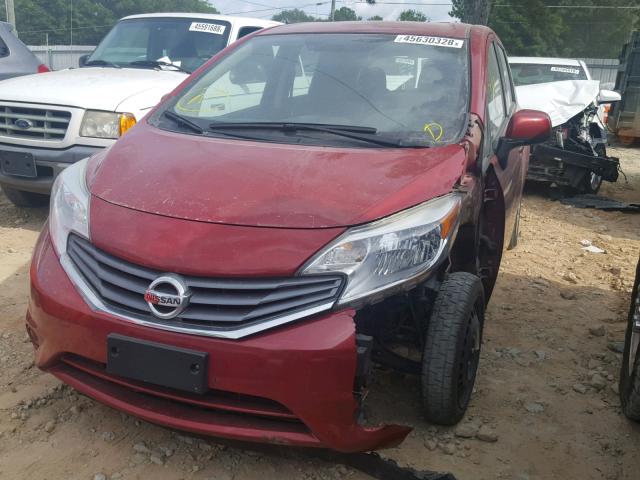 3N1CE2CP8EL421884 - 2014 NISSAN VERSA NOTE RED photo 2