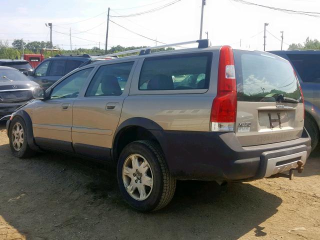 YV1SZ592351187150 - 2005 VOLVO XC70 BROWN photo 3