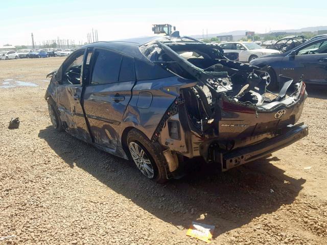 JTDKARFP8H3002068 - 2017 TOYOTA PRIUS PRIM 石墨色 照片 3