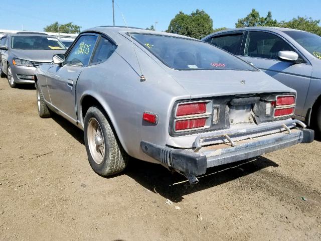 HLS30401421 - 1977 DATSUN 280 SILVER photo 3