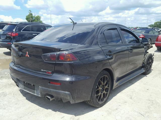 JA32W5FV5EU022727 - 2014 MITSUBISHI LANCER EVO CHARCOAL photo 4