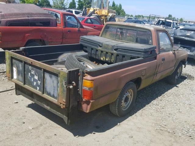 JT4RN50R6J0346575 - 1988 TOYOTA PICKUP 1/2 BROWN photo 4