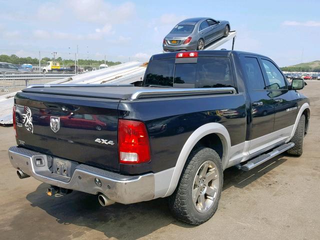 1C6RD7JT0CS308234 - 2012 DODGE RAM 1500 L BLACK photo 4