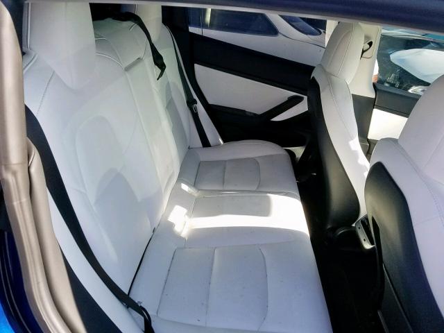 5YJ3E1EB5KF231690 - 2019 TESLA MODEL 3 BLUE photo 6