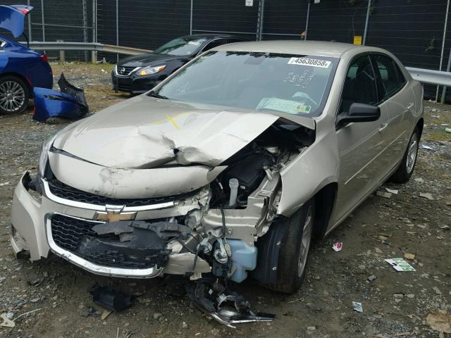 1G11B5SL8FF108707 - 2015 CHEVROLET MALIBU LS 金色 照片 2