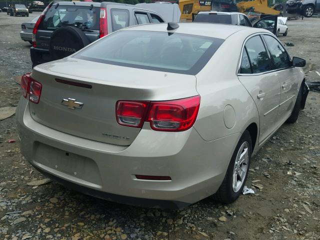 1G11B5SL8FF108707 - 2015 CHEVROLET MALIBU LS 金色 照片 4