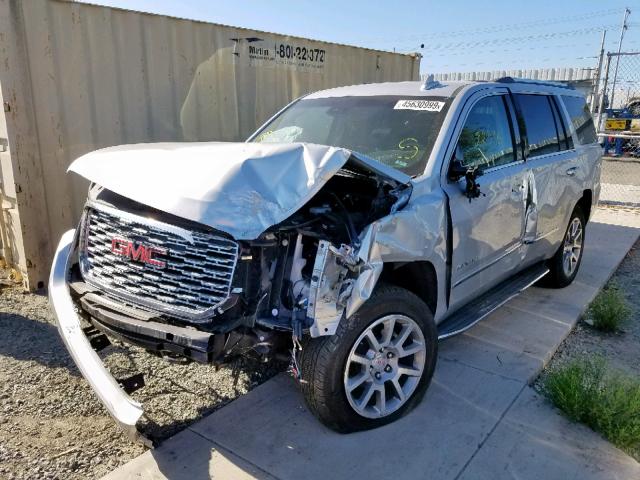 1GKS1CKJ0JR162788 - 2018 GMC YUKON DENA SILVER photo 2