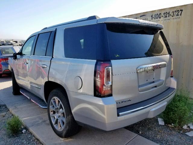 1GKS1CKJ0JR162788 - 2018 GMC YUKON DENA SILVER photo 3