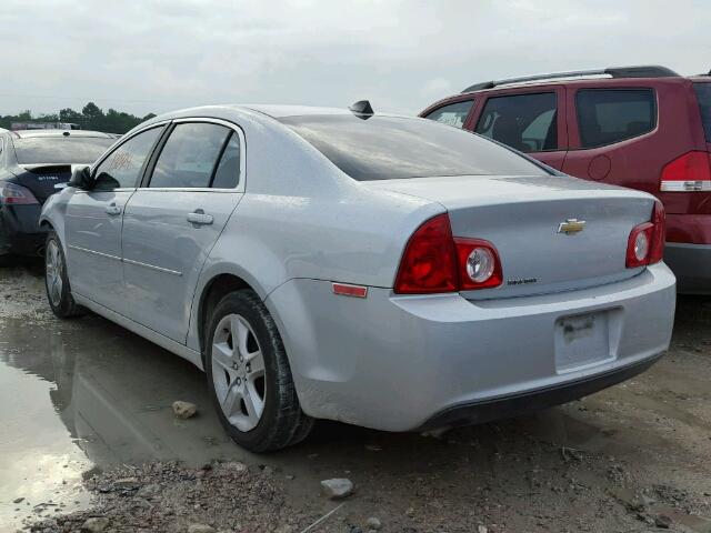 1G1ZB5E0XCF186406 - 2012 CHEVROLET MALIBU LS 银色 照片 3