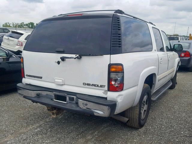 3GNFK16Z95G242456 - 2005 CHEVROLET SUBURBAN K WHITE photo 4