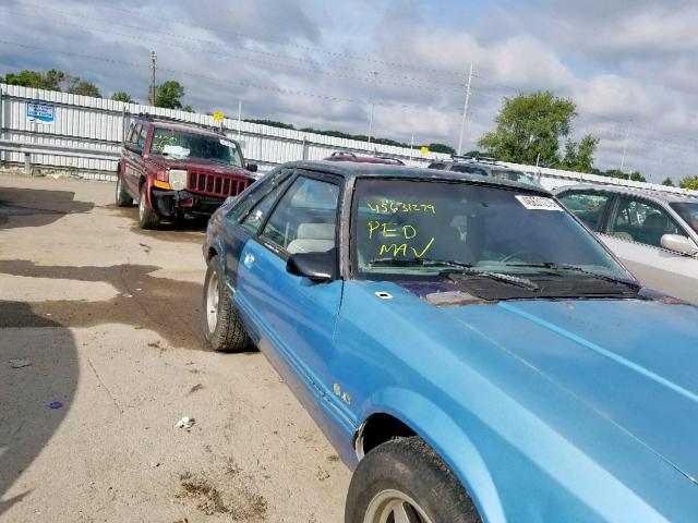 1FABP28M8GF296177 - 1986 FORD MUSTANG LX PURPLE photo 10