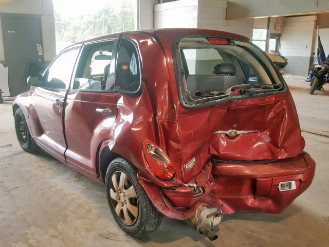 3A4FY48B06T309165 - 2006 CHRYSLER PT CRUISER RED photo 3