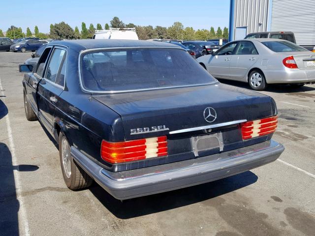 WDBCA39E3KA493520 - 1989 MERCEDES-BENZ 560 SEL BLACK photo 3