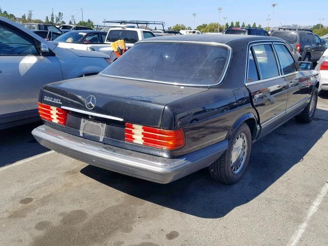 WDBCA39E3KA493520 - 1989 MERCEDES-BENZ 560 SEL BLACK photo 4